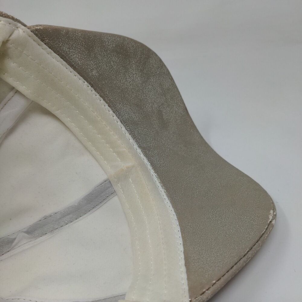 C Strapback Hat Tan One Size Adjustable Lightweight 6 Panel Blank - Picture 7 of 8